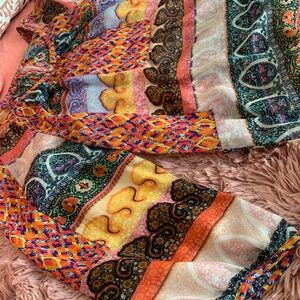 Vibrant Patchwork Print Women's Scarf - Multicolor
